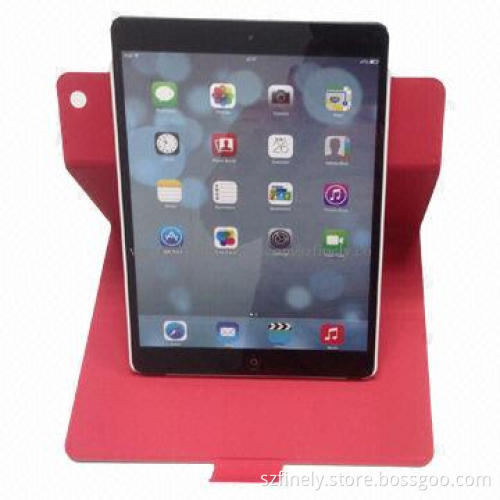 Leather stand case for iPad Air, 360° rotating